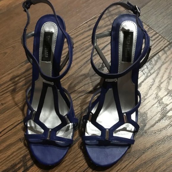 WHBM Royal Blue Heels - Picture 5 of 7